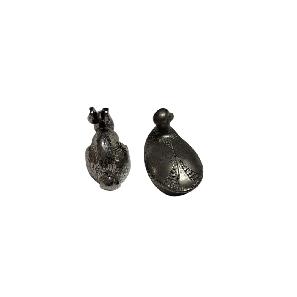 Pewter Rabbit And Duck - Picture 5 of 8